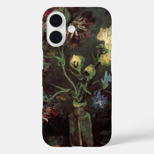 Coques iPhone 16 Vase avec Myosotis et Peonies par Vincent van Gogh