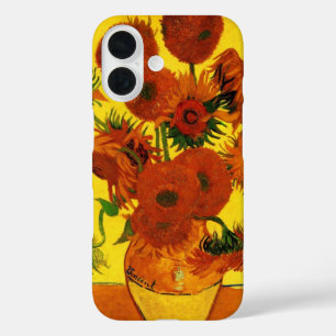 Coques iPhone 16 Vase Still Life avec 15 tournesols Vincent van Gog