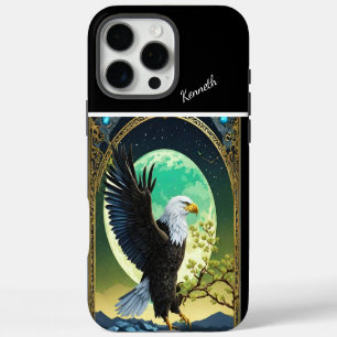 Coques iPhone 16 Pro Max Veillée lunaire de l'aigle