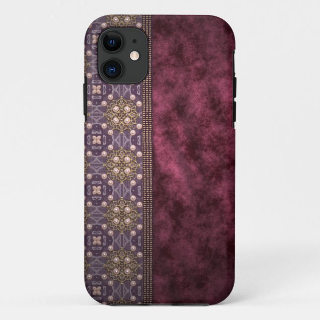 Coques Case-Mate iPhone Velours rouge avec le ruban (Dos)