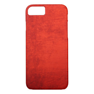 COQUE iPhone 8/7 VELOURS ROUGE ÉCRASÉ