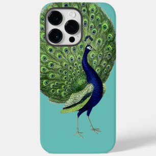 Coque Pour Pour iPhone 14 Pro Max Ventilateur Open Peacock