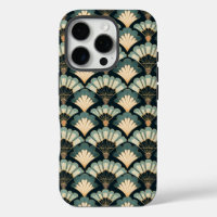 Ventilateur Turquoise et beige d'inspiration japon