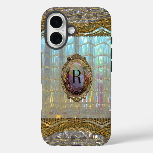Coques Case-Mate iPhone Veraspeece Sweet Baroque Monogramme (Verso)