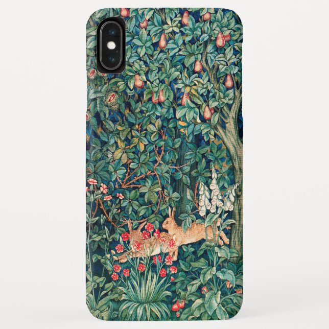 Coques Case-Mate iPhone VERDURE, Hares d'ANIMAUX FORESTIERS, Vert Floral (Dos)
