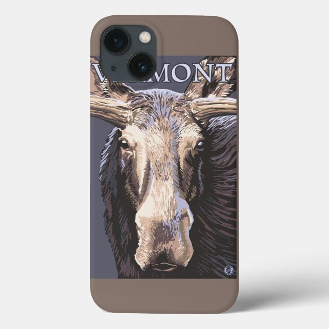 Coques Case-Mate iPhone VermontMoose en haut (Verso)