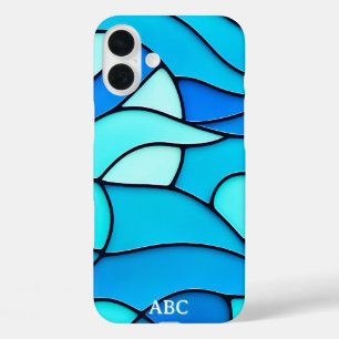 COQUES iPhone 16 PLUS VERRE BLEU VARIÉ