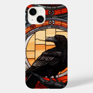 Coque Pour iPhone 14 Verre Éffrayant Raven