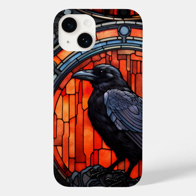 Coques Case-Mate iPhone Verre Éffrayant Raven (Verso)