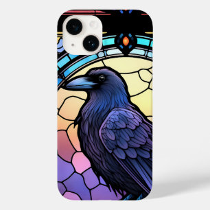 Coque Pour iPhone 14 Verre Éffrayant Raven