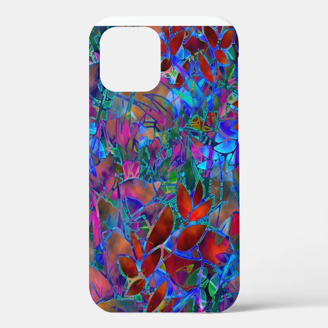 Coques Case-Mate iPhone Verre floral (Verso)