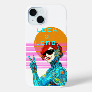 Coque Pour iPhone 15 Verrouillage + Chargement - Cyberpunk Vibe