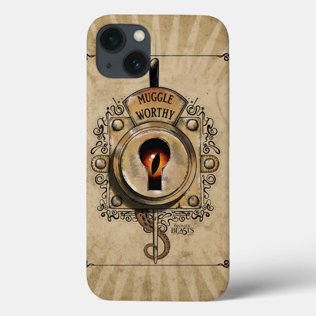 Coques Case-Mate iPhone Verrouillage MUGGLE WORTHY™ (Verso)