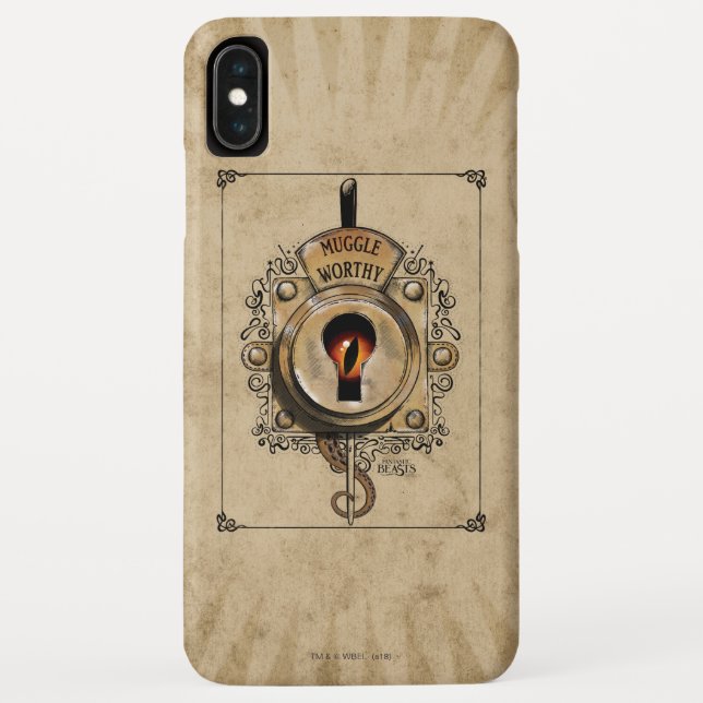 Coques Case-Mate iPhone Verrouillage MUGGLE WORTHY™ (Dos)