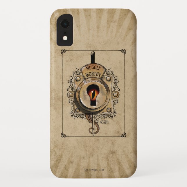 Coques Case-Mate iPhone Verrouillage MUGGLE WORTHY™ (Dos)