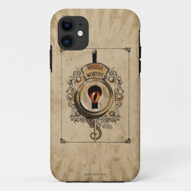 Coques Case-Mate iPhone Verrouillage MUGGLE WORTHY™ (Dos)