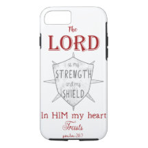 Vers chrétien de bible, 28:7 de psaume, bouclier