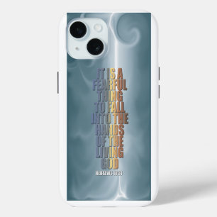 Coque Pour iPhone 15 Verset biblique - Hébreux 10:31