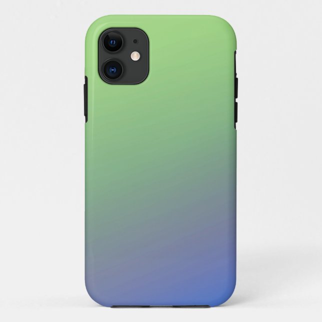 Coques Case-Mate iPhone Vert bleu arc-en-ciel texture abstraite motif art  (Dos)
