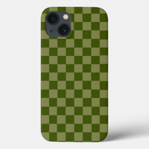 Case-Mate iPhone Case Vert Botanique À damiers Luxe esthétique