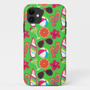 Etui iPhone Case-Mate Vert de ballon de plage de lunettes de soleil de