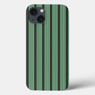 Case-Mate iPhone Case Vert et charbon de bois cinq bandes motif