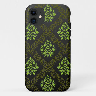 Coque Case-Mate Pour iPhone Vert floral de papier peint