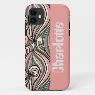 Case-Mate iPhone Case Vert Sage, Rose Bleu, Tourne Rétro Bleu Dustère