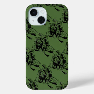 Coque Pour iPhone 15 Vert trèfle irlandais St. Patrick's Day