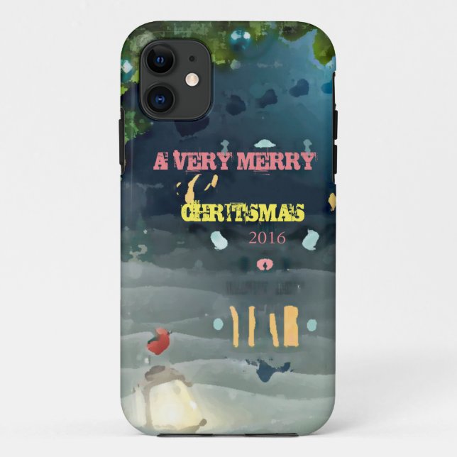 Coques Case-Mate iPhone Very à Merry Christmas_2016 (Dos)