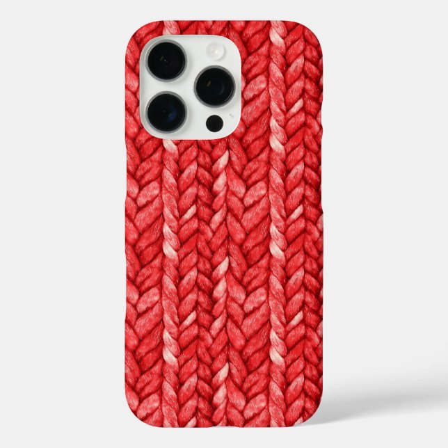 Coques Case-Mate iPhone Veste fausse rouge (Verso)