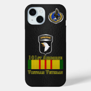 Coque Pour iPhone 15 Vétéran de la 101e division aéroportée Vietnam