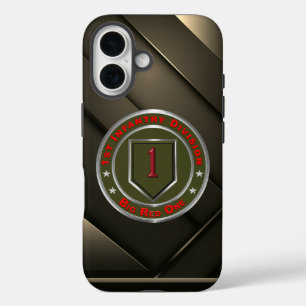 Coques iPhone 16 Vétéran de la 1re division d'infanterie