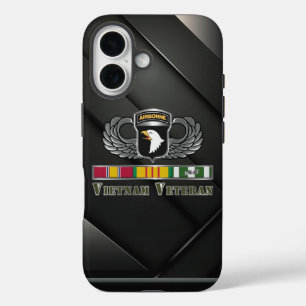 Coques iPhone 16 Vétéran de la division aéroportée 101 au Vietnam