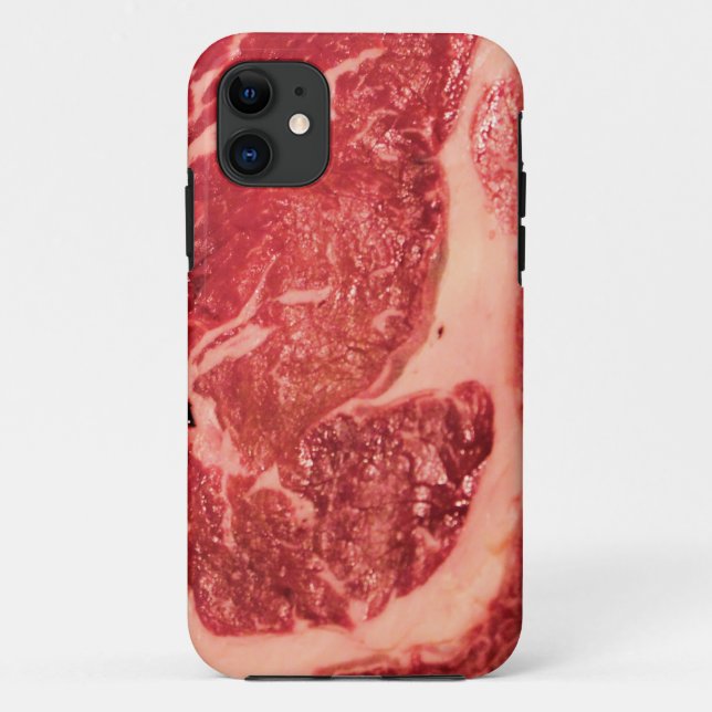 Coques Case-Mate iPhone Viande brute Ribeye Steak Texture (Dos)