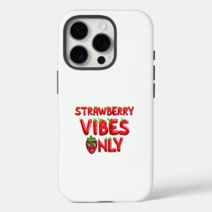 Coques iPhone 16 Pro Vibe fraise uniquement