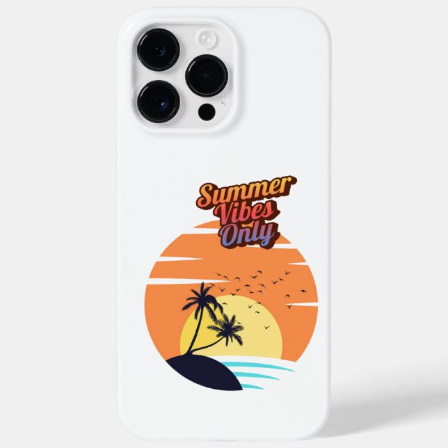 Coques Case-Mate iPhone Vibes d'été seulement. (Verso)