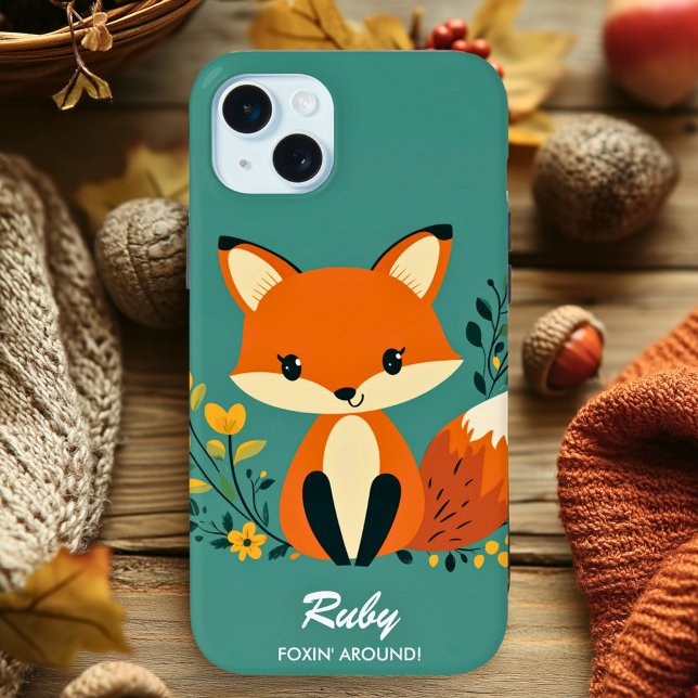 Coques Case-Mate iPhone Vibes Fox - Charme Cute & Cosy (Créateur téléchargé)