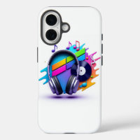 Vibrant Musique Vibes Téléphone Boîtier - Vinyl Ar