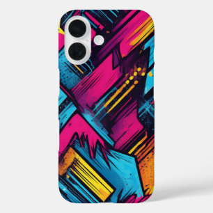 Coques iPhone 16 Vibrant Pop Art Gras Couleurs Casse Téléphone