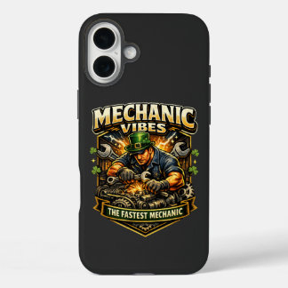 Coques iPhone 16 Plus Vibrations Épiques de Mécanicien – Garage de Mécan