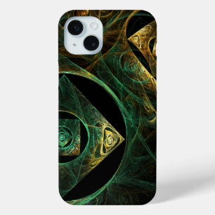 Coque iPhone 15 Mini Vibrations magiques Art Abstrait