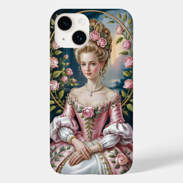 Coques Case-Mate iPhone Victorian Princess Floral Mobile Cover (Verso)