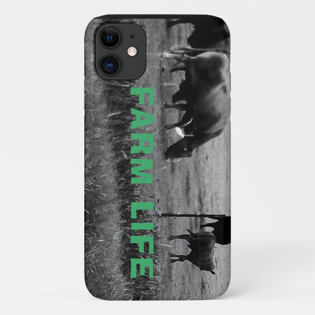 Coques Case-Mate iPhone Vie agricole, famille de vaches - (Dos)