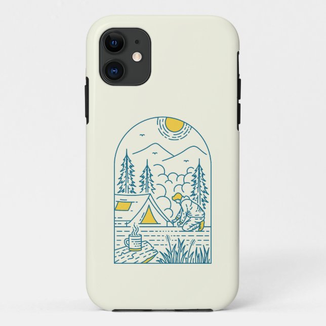 Coques Case-Mate iPhone Vie de camping 1 (Dos)