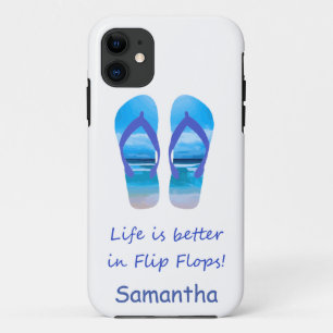 Case-Mate iPhone Case Vie meilleure en tongs Fun Beach Citation de scène