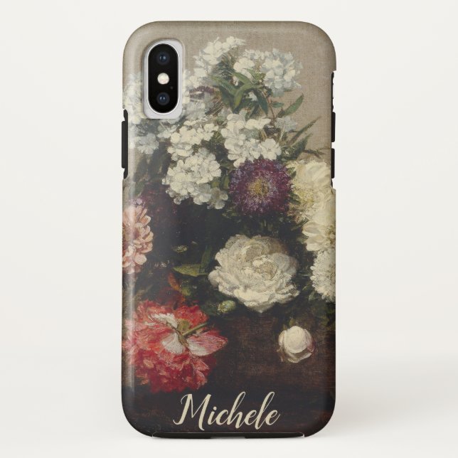 Coques Case-Mate iPhone Vie morte avec fleurs (Dos)