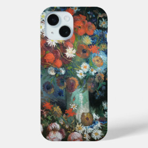 Coque Pour iPhone 15 Vie morte avec Fleurs de prairie Vincent van Gog