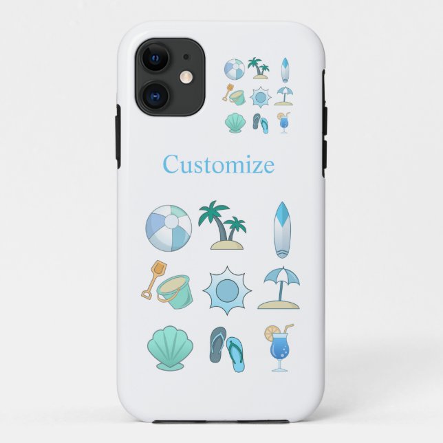 Coques Case-Mate iPhone Vie sur la plage Thunder_Cove (Dos)