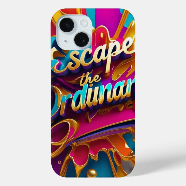 Coques Case-Mate iPhone "Vie vivante échappe" (Verso)